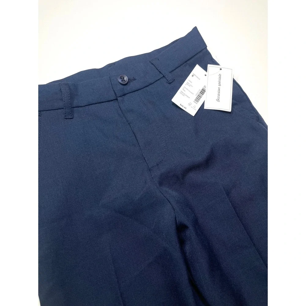 Gymboree Boys Size 8 Navy Blue Special Occasion Dress Pants NWT Trousers 0314